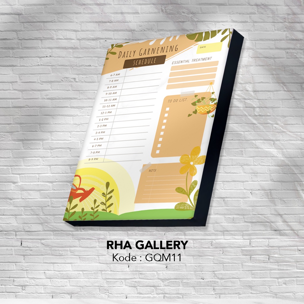 Jual Rha Gallery Papan Tulis Kayu Kamar Daily Weekly Planner Schedule