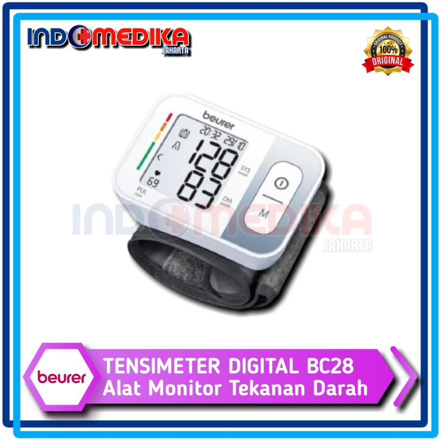 Jual Beurer Bc Tensimeter Pergelangan Tangan Wrist Blood Bc Bc