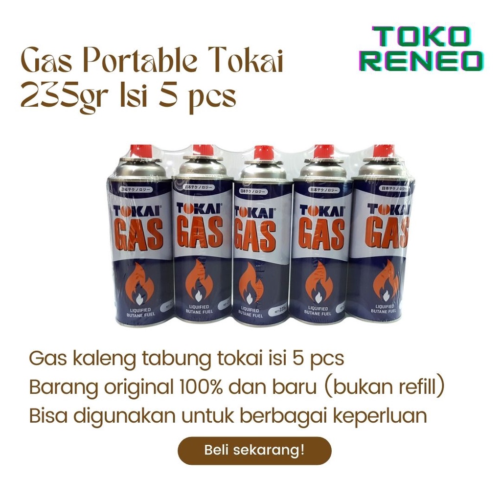 Jual Tokai Gas Portable Gr Isi Pcs Shopee Indonesia