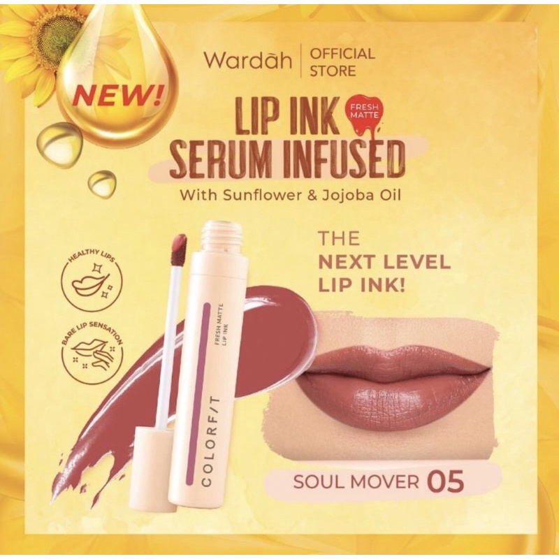 Jual WARDAH LIP INK SERUM Free THE BODY SHOP GIFT MINI DUO LILY