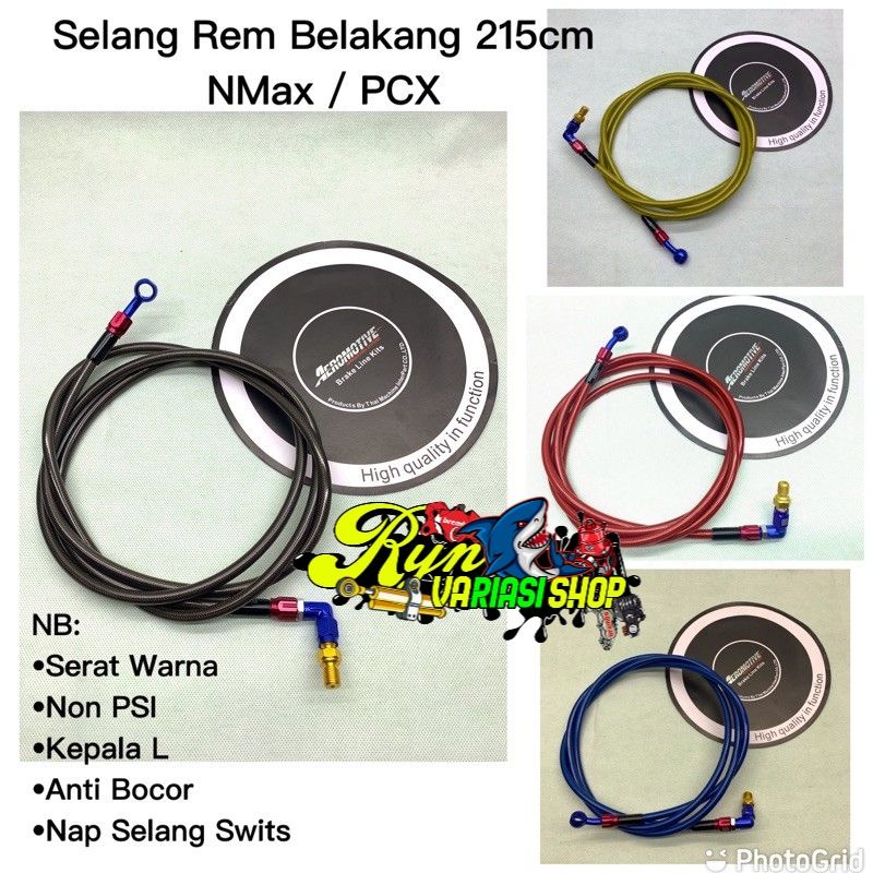 Jual Kabel Selang Rem Belakang Cm Non Psi Lepas Banjo Nmax Pcx