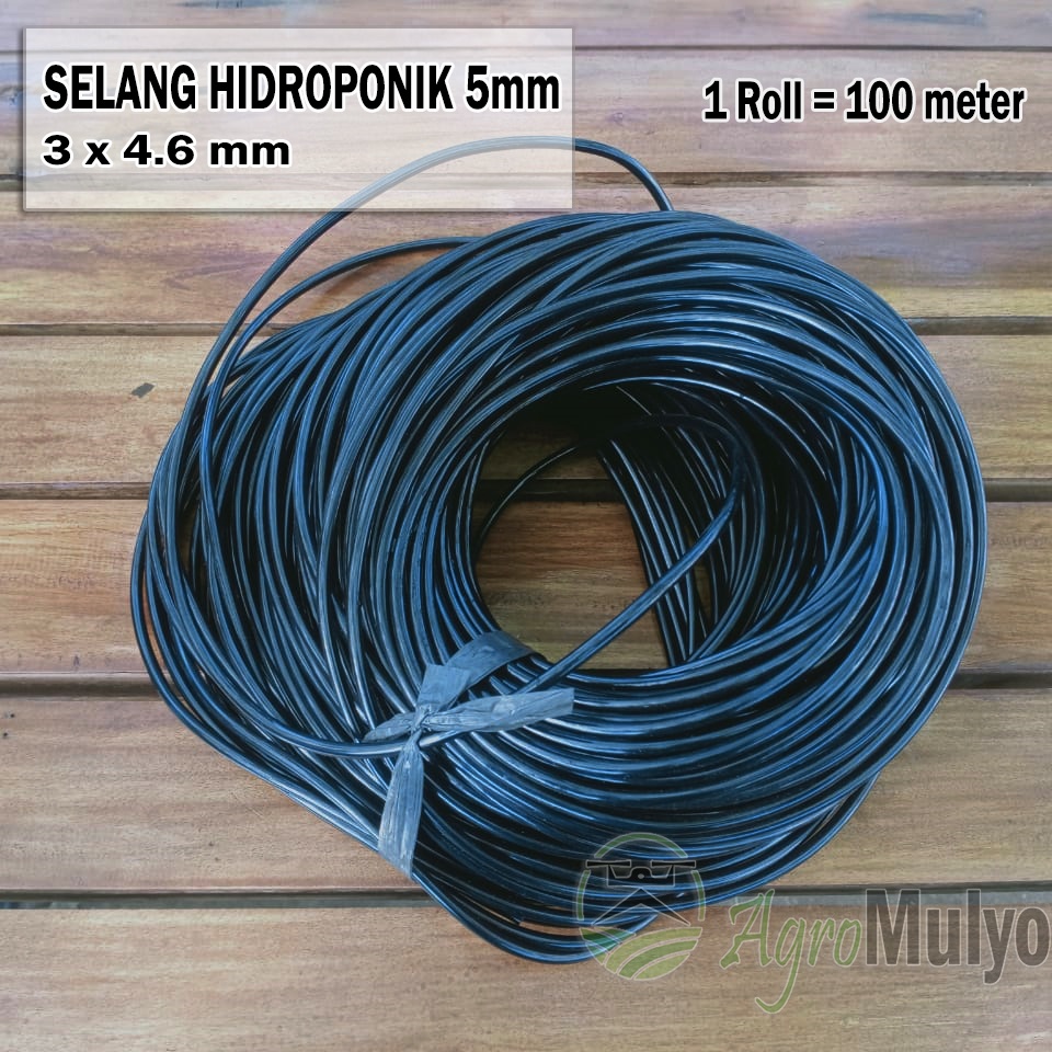 Jual SELANG HIDROPONIK Ukuran 5mm Per 1 Meter PE PVC Hidroponik NFT