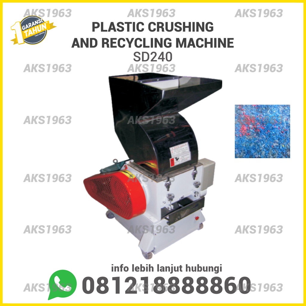 Jual Mesin Penghancur Plastik Sampah Plastic Crushing Machine 18 X 25