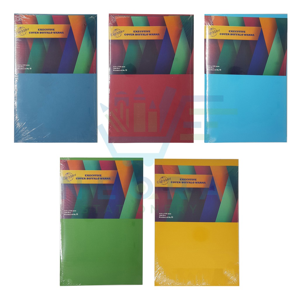 Jual Kertas Buffalo Executive Cover Sampul Jilid Folio F4 Shopee