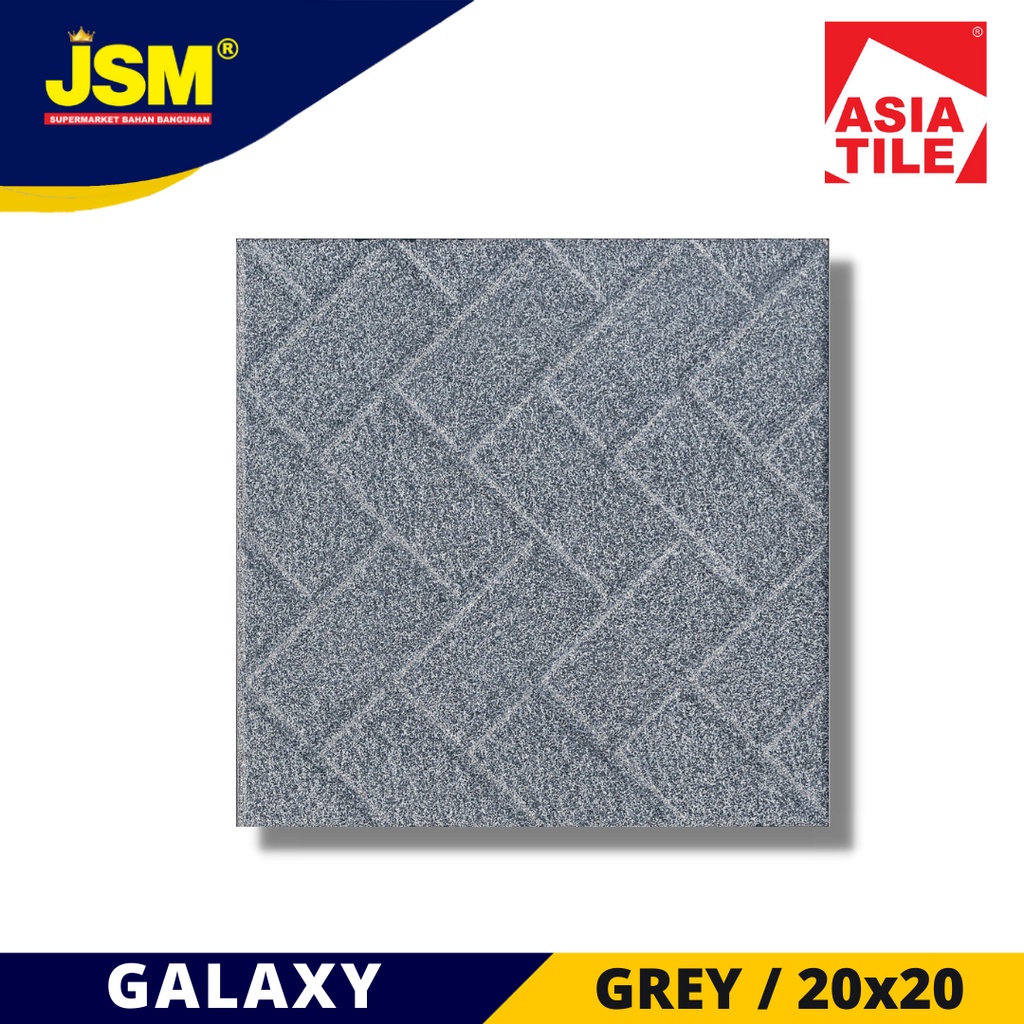 Jual Asia Tile Keramik Lantai Kamar Mandi Galaxy Grey Matt 20x20