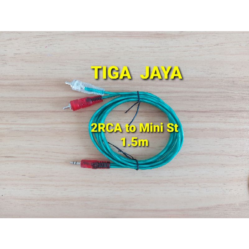 Jual Kabel Audio Rca To Mini Stereo Meter Kabel Jek M