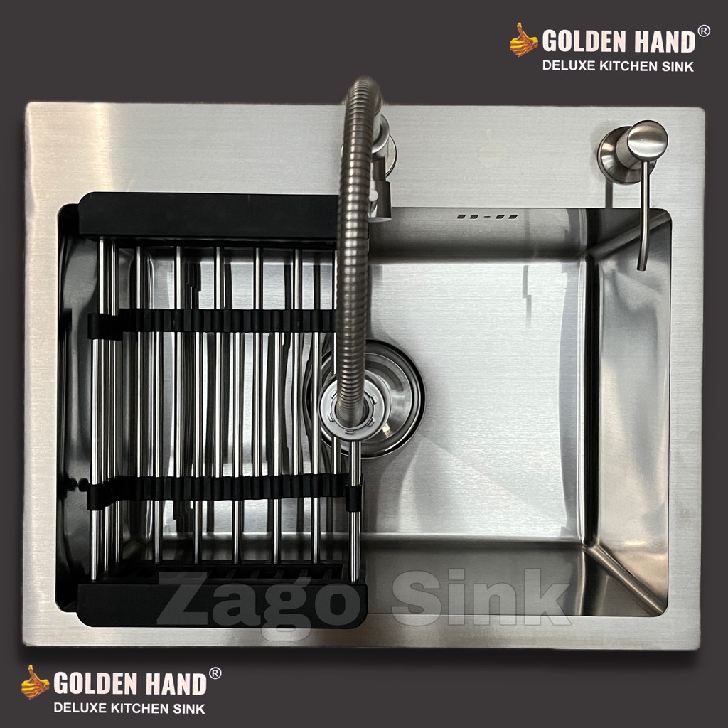 Jual Kitchen Sink Bak Cuci Piring Golden Hand Premier 5040 Stainless