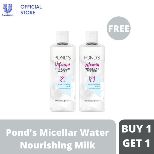 Jual Buy Get Free Ponds Vitamin Micellar Water Nourishing Milk