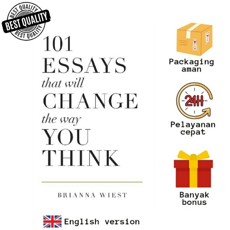 Jual Buku 101 Essay That Will Change The Way You Think By Brianna Wiest