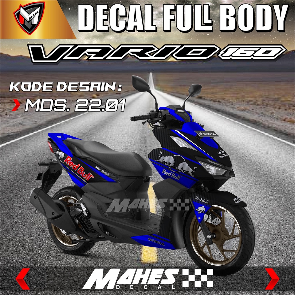 Jual Decal Sticker Honda Vario 160 Full Body 2022 Dekal Full Body