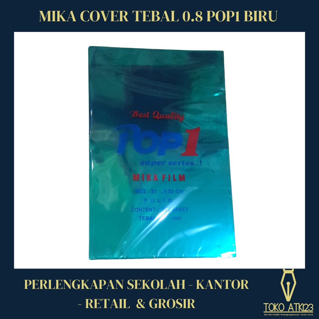 Jual Mika Cover Mika Jilid Ukuran Folio Isi 100 Lembar Warna Hijau