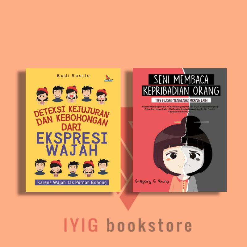 Jual Paket Buku Seni Membaca Kepribadian Orang Deteksi Kejujuran Dan