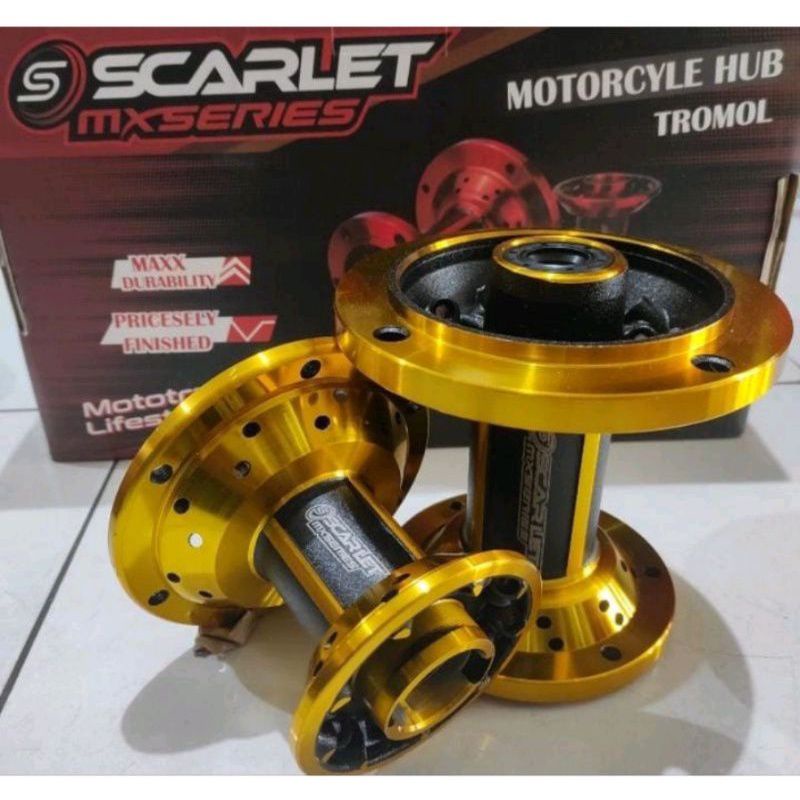 Jual Tromol Set Depan Belakang Wr Scarlet Mx Series Original Hitam