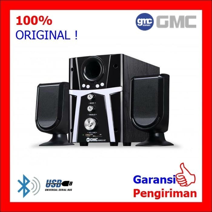 Jual Speaker Aktif Bluetooth Gmc D Shopee Indonesia