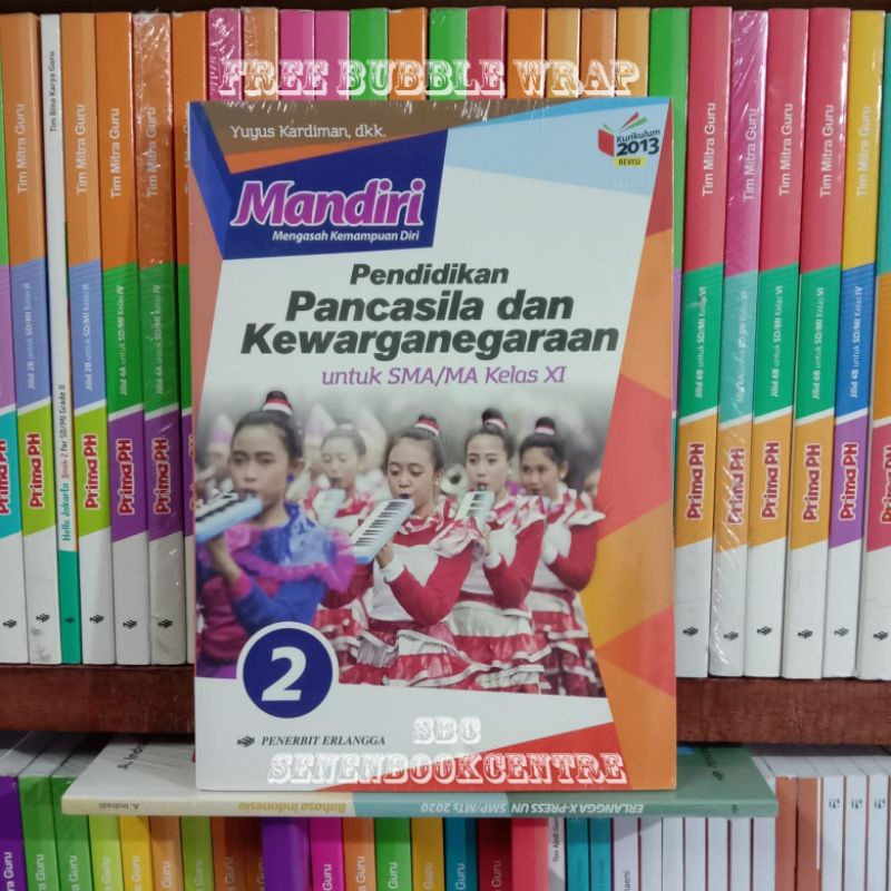 Jual Buku Mandiri Ppkn Kelas Xi Sma K Revisi Erlangga Shopee