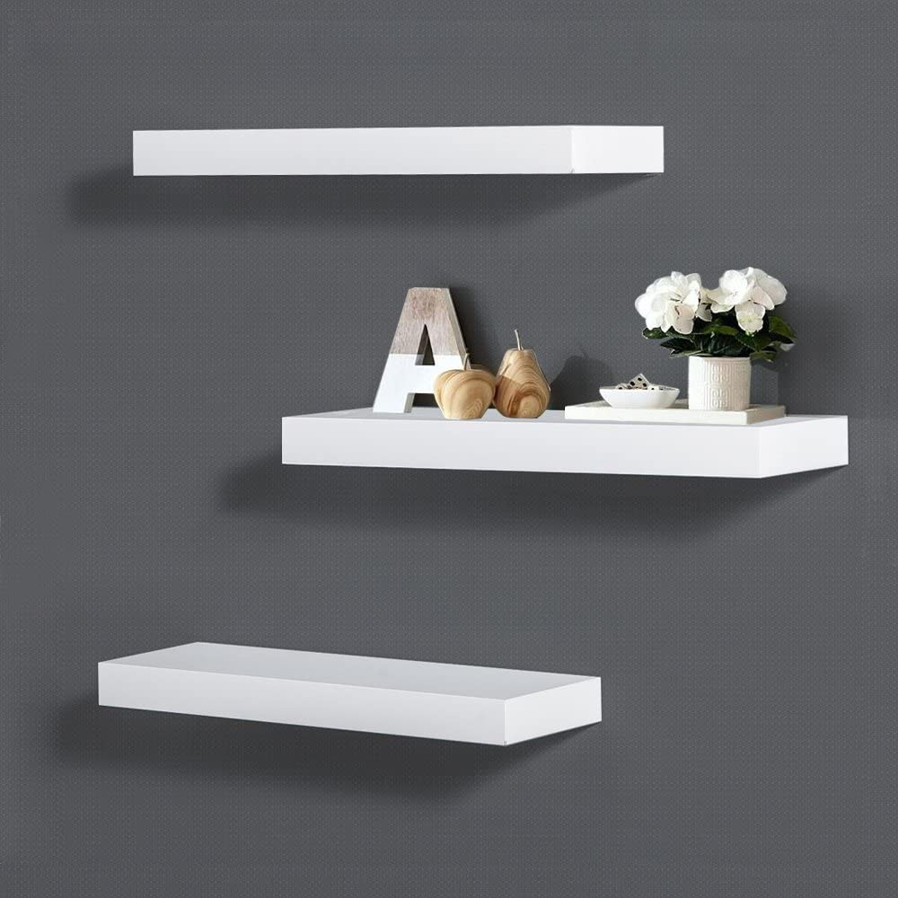 Jual Floating Shelf Ambalan Dinding Minimalis Rak Buku Susun Gantung