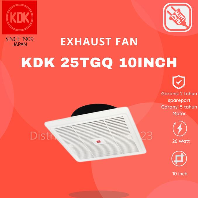 Jual KDK CEILING EXHAUST FAN EXHAUST FAN PLAFON 10 Inch 25TGQ