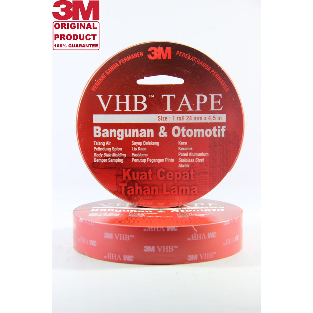 Jual 3M VHB Double Tape Automotive 4900 24mm X 4 5M Original Shopee