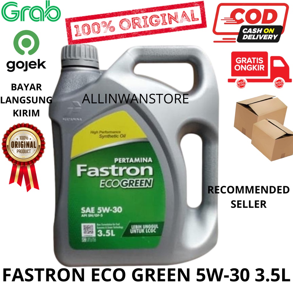 Jual Oli Pertamina Fastron Eco Green SAE 5W30 Fastron Ecogreen SAE 5W