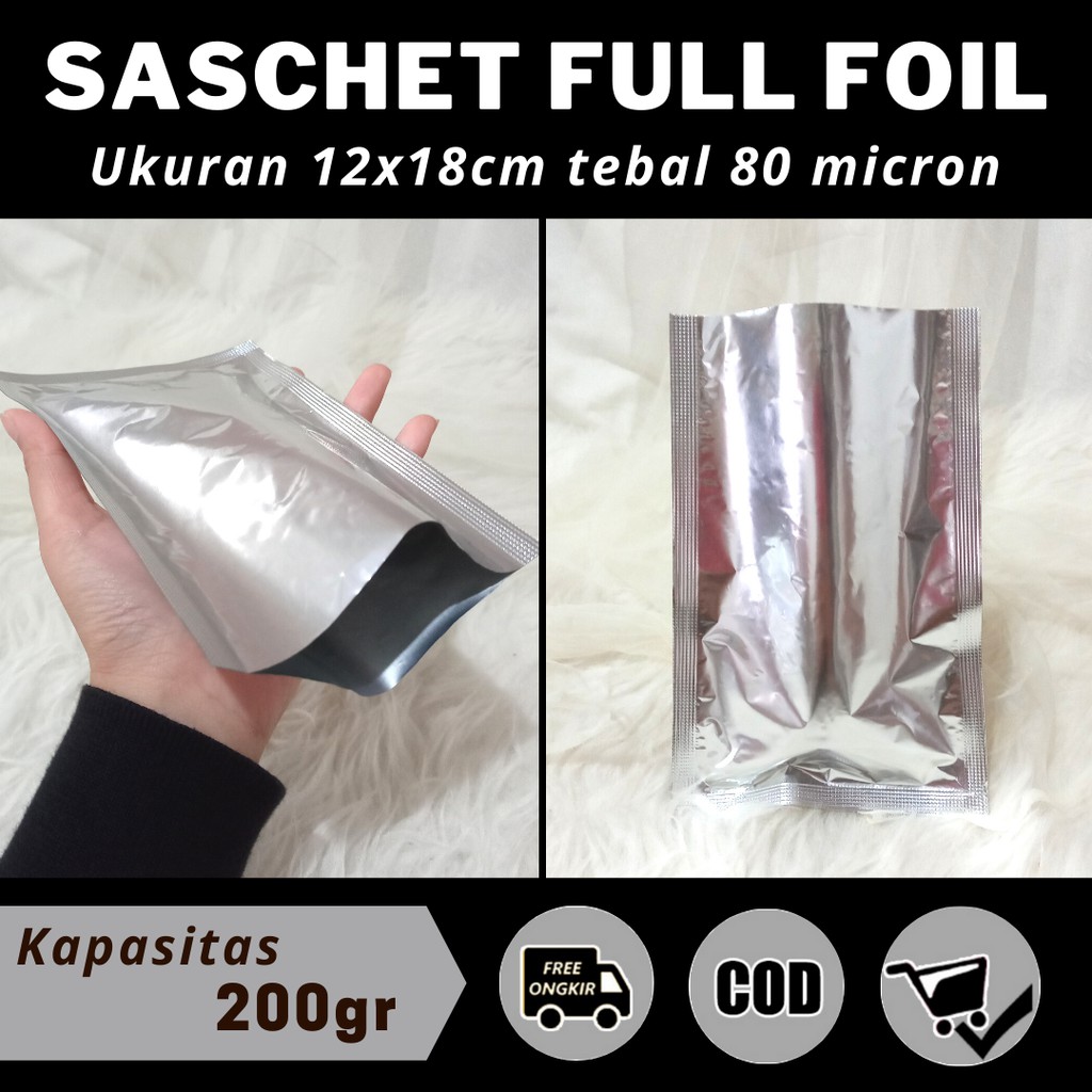 Jual Kemasan Foil X Cm Isi Pcs Praktis Kemasan Bubuk Saset