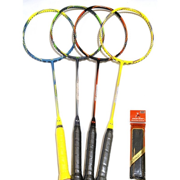 Jual Raket Badminton Astec Tornado Batangan Original Bonus Grip