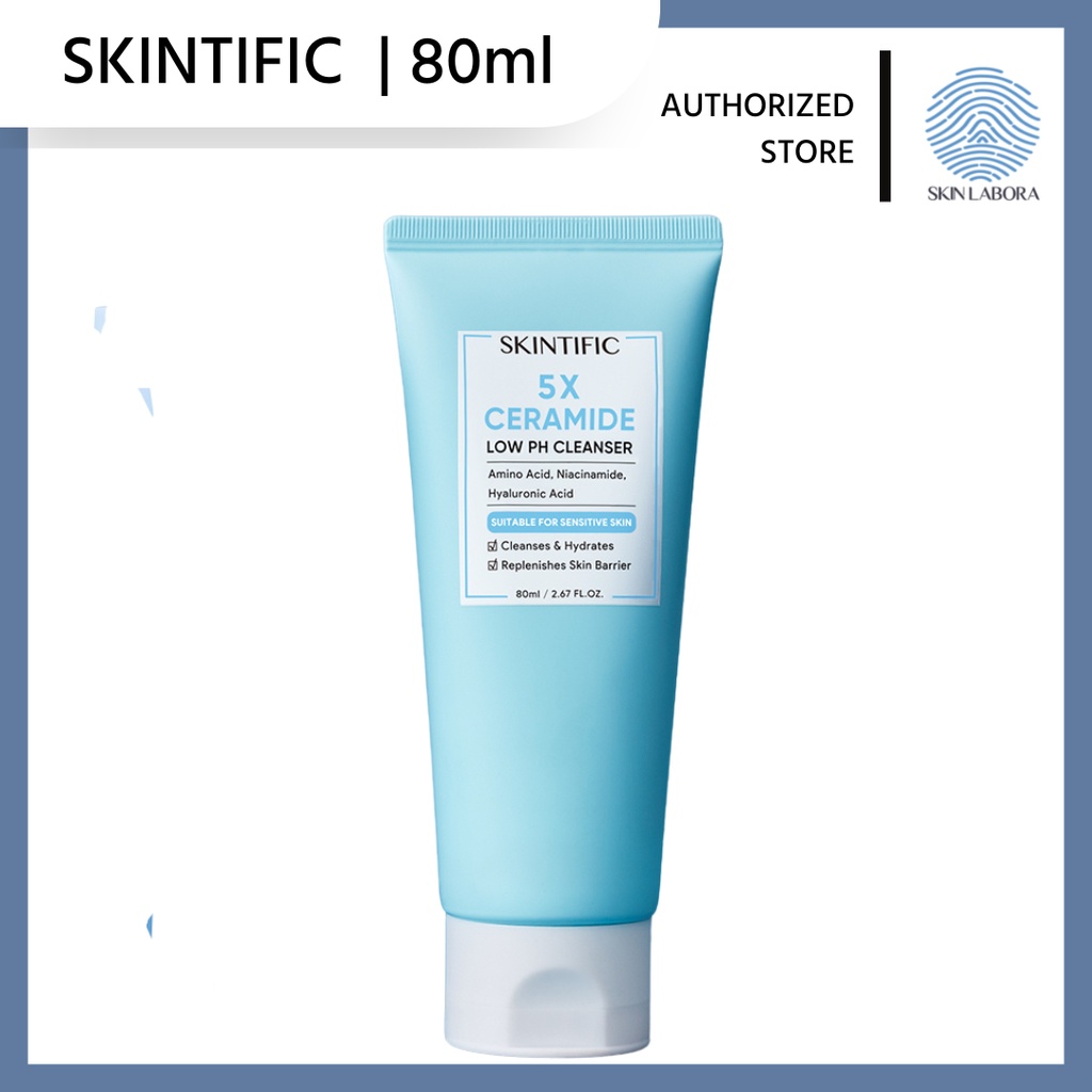 Jual Skintific X Ceramide Low Ph Cleanser Facial Wash Gentle