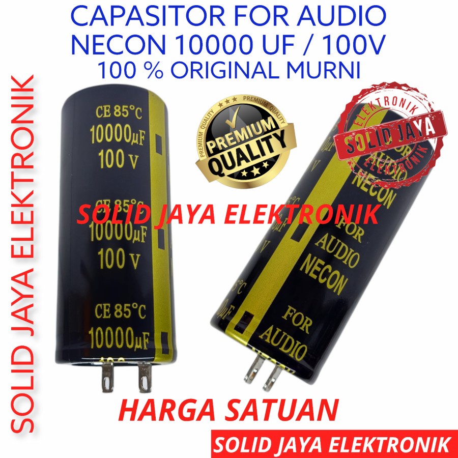 Jual ELCO CAPASITOR 10000UF 100V 10000 MIKRO MICRO 100 V ELKO ORIGINAL