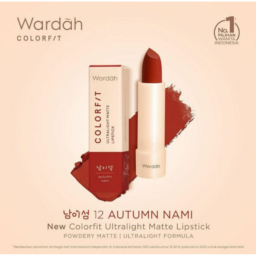 Jual WARDAH COLORFIT ULTRALIGHT MATTE LIPSTICK KOREAN EDITION Shopee