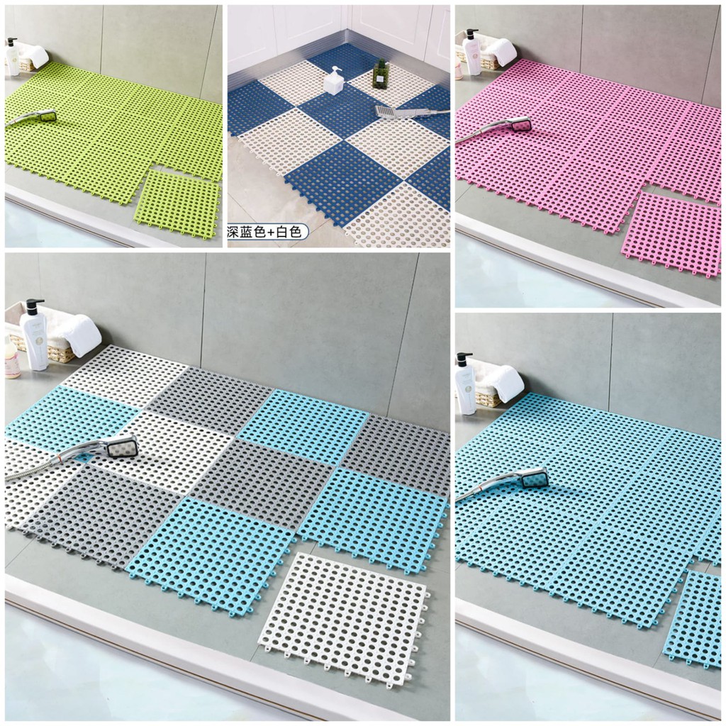 Jual Karpet Kamar Mandi Anti Slip Polkadot Cm X Cm Keset Lantai