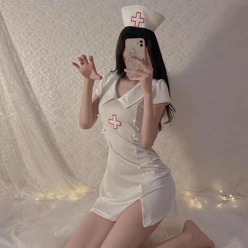 Jual Sexy Lingerie Costume Nurse Baju Kostum Suster Perawat Lingerie