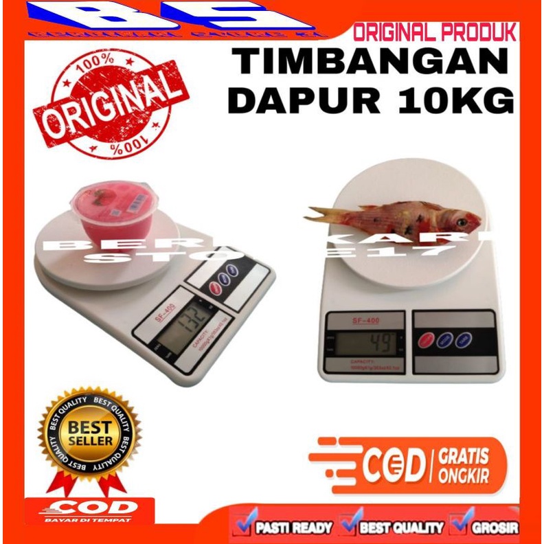 Jual Timbangan Digital Elektrik Scale Dapur SF400 Pengukur BeBSt