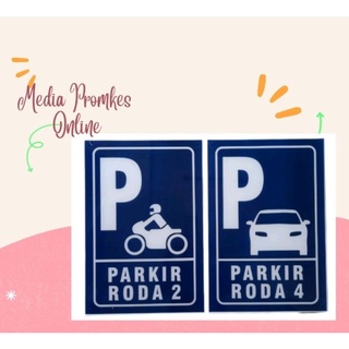 Jual Stiker Parkir Roda 2 Dan Parkir Roda 4 Shopee Indonesia