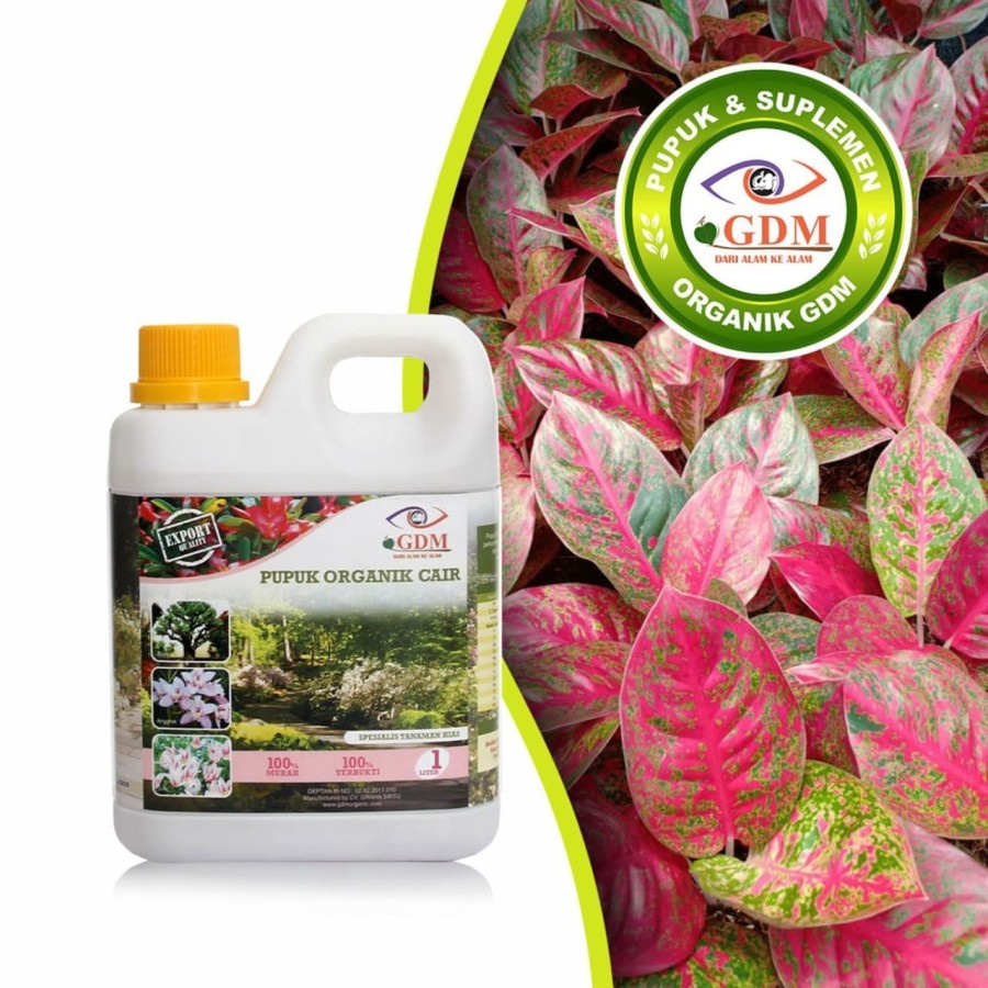 Jual Pupuk Organik Cair Gdm Suplemen Vitamin Spesialis Bunga Aglaonema