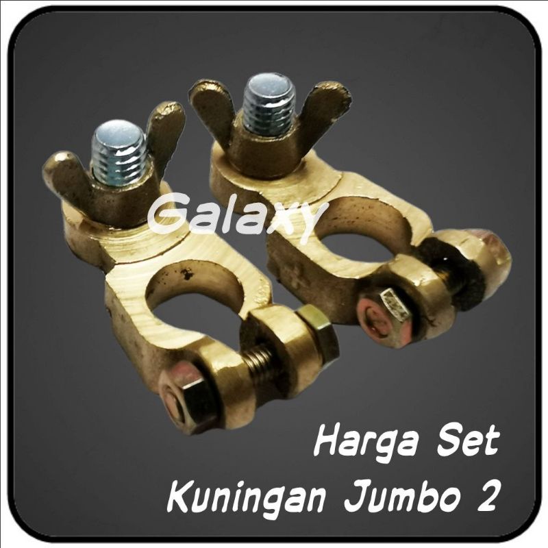 Jual Klem Pool Accu Aki Kuningan Ukuran Kecil Besar Jumbo