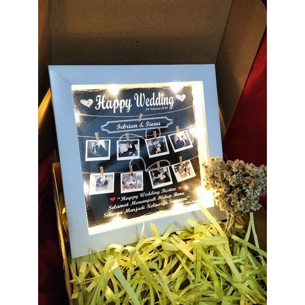 Jual Frame D Gift Ultah Lampu Kado Ulang Tahun Cetak Foto Plus