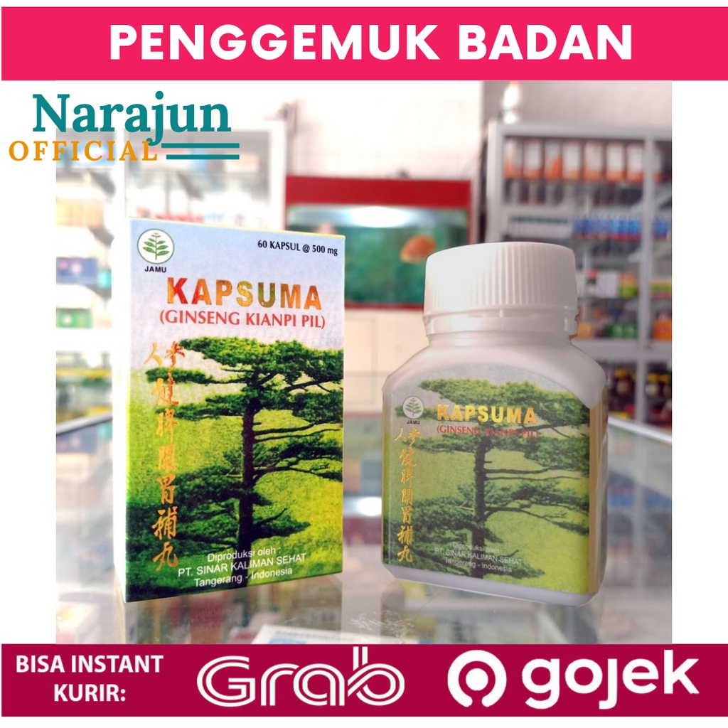 Jual KIANPI OBAT PENGGEMUK KAPSUMA KIANPI CINA PENGGEMUK BADAN DEWASA