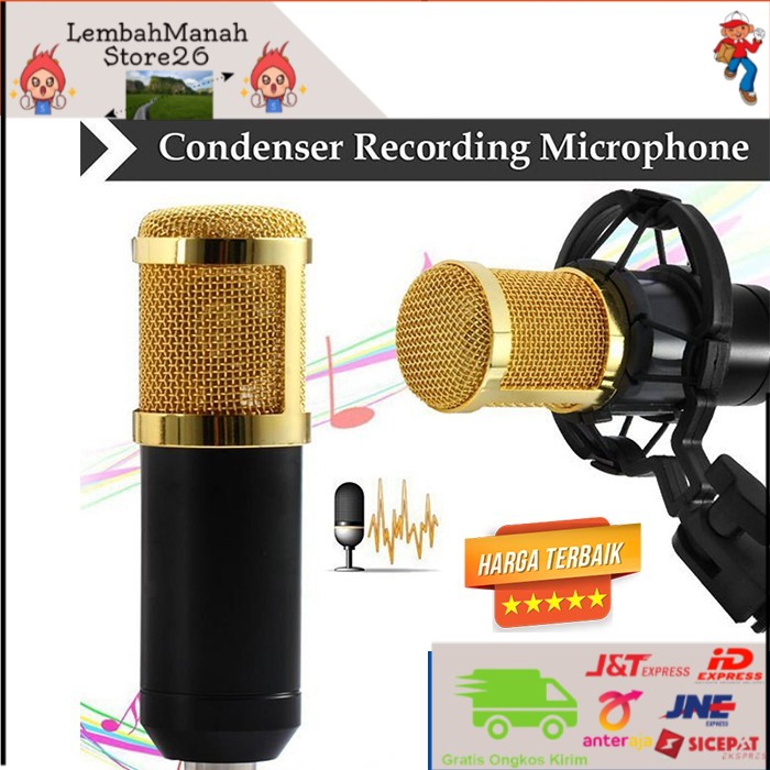 Jual Microphone Condenser Mic Creator Studio Mikrofon Mix Mik Rekaman