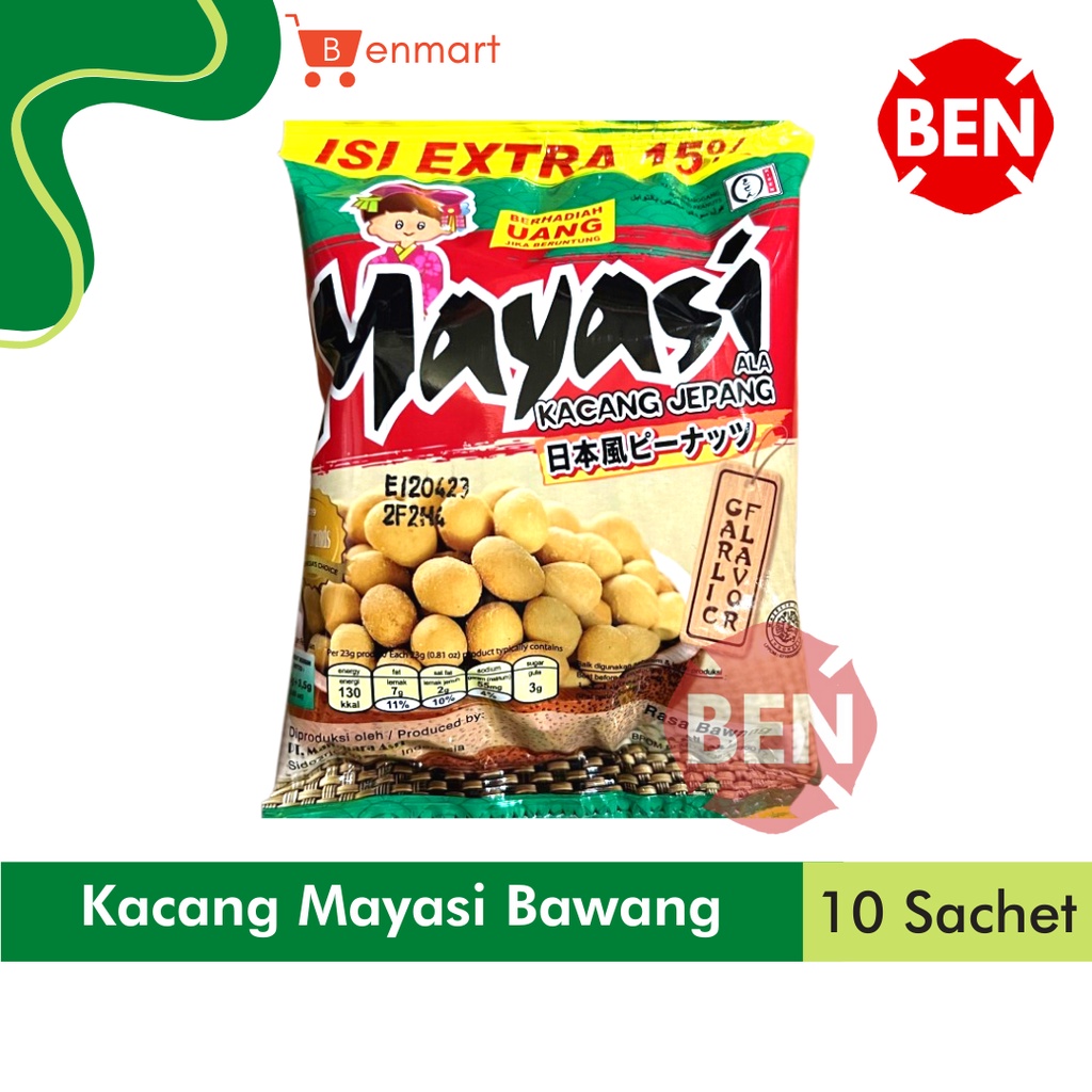 Jual Kacang Mayasi Bawang Renceng Sachet G Gr G Gr Garlic