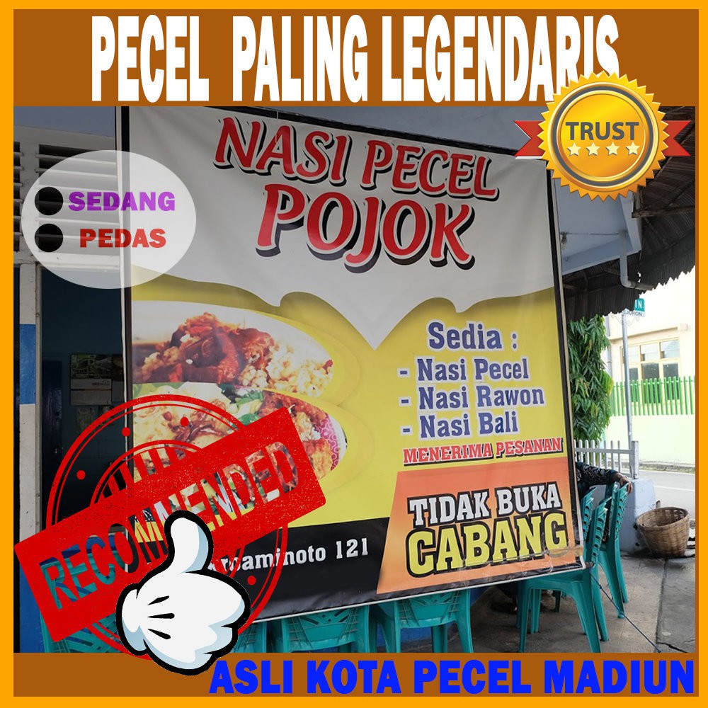 Jual Sambel Pecel Asli Warung Nasi Pecel Pojok Madiun Legendaris Bumbu