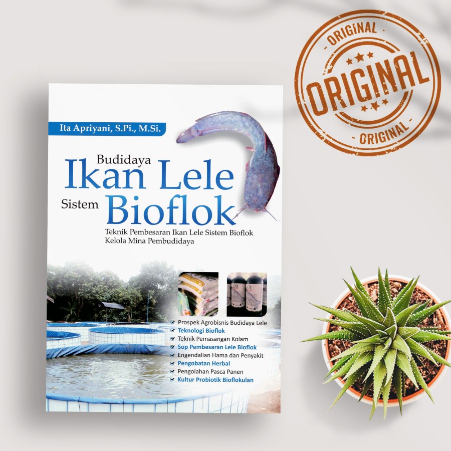 Jual Buku Budidaya Ikan Lele Sistem Bioflok Ita Apriyani Shopee