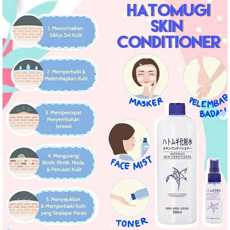 Jual Original Hatomugi Skin Conditioner Botol Tanpa Botol Spray Bukan