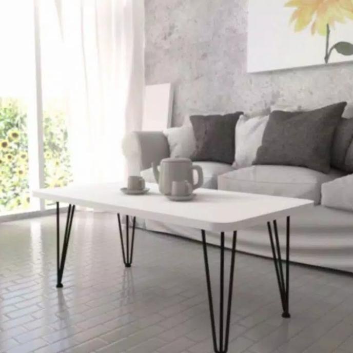 Jual Furniture Meja Tamu Coffee Table Zane Dachi Minimalis Kaki