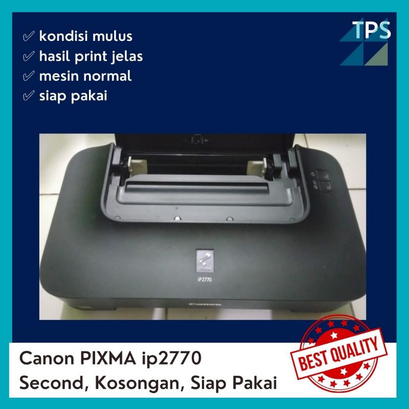 Jual Printer Normal Kosongan Canon Ip2770 Second Kosongan Shopee