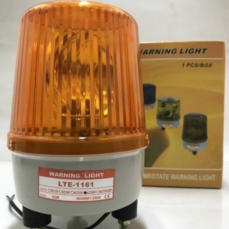 Jual Lampu Rotary Warning Light LTE 320 Volt 6 Inch Shopee Indonesia