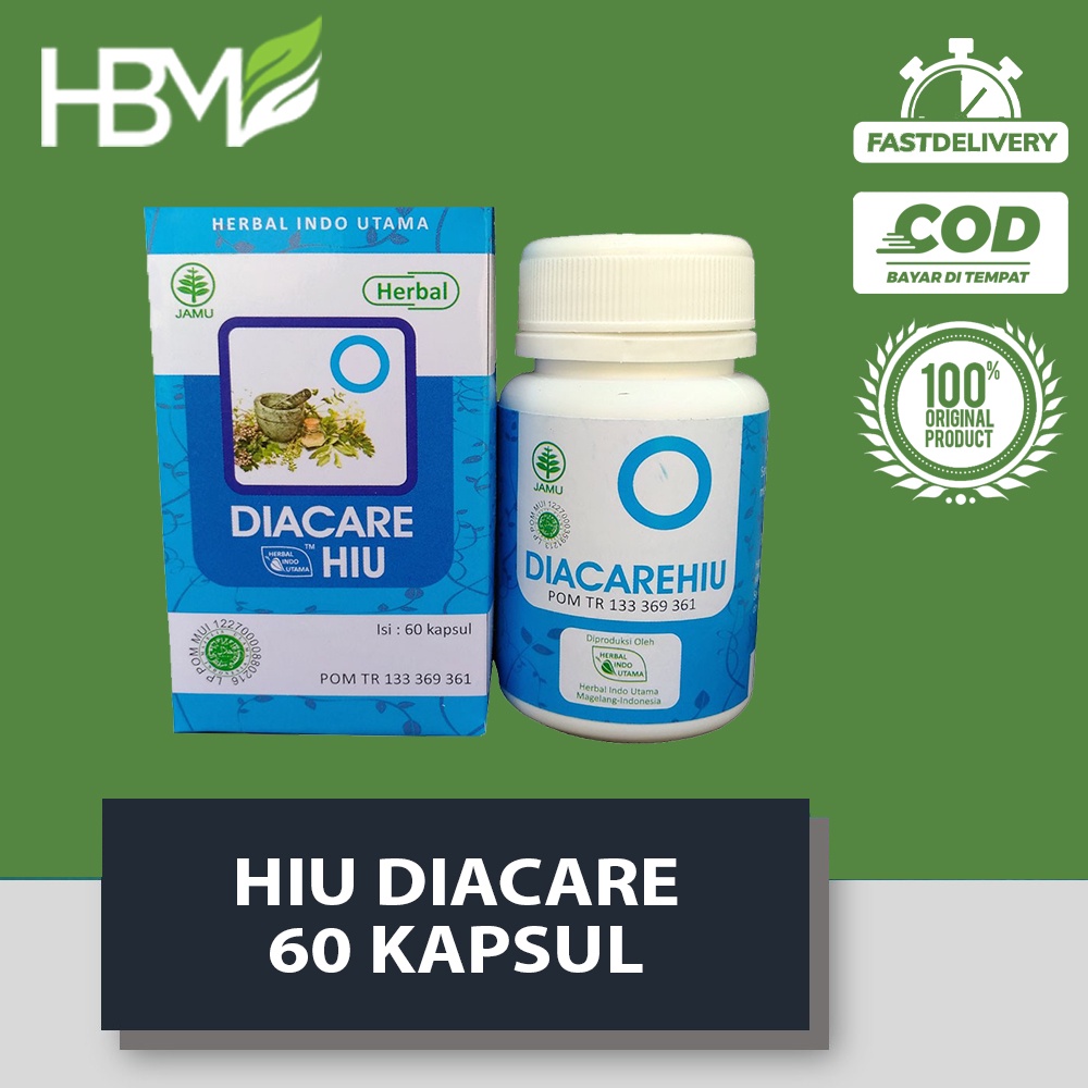 Jual Hiu Diacare Diacarehiu Kapsul Herbal Diabetes Kencing Manis