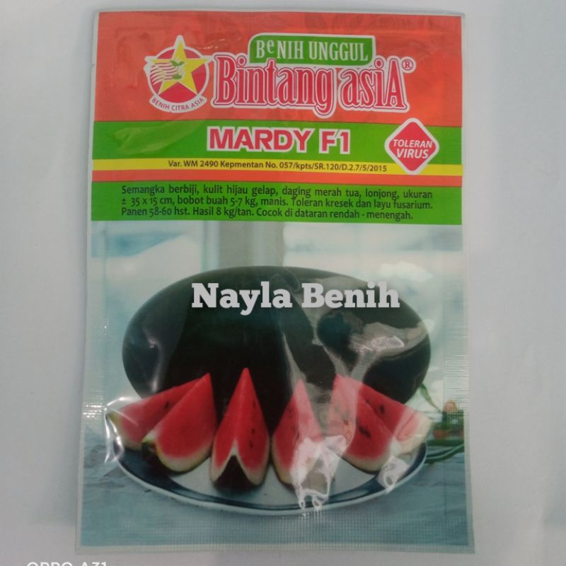 Jual Semangka Inul MARDY F1 Kemasan 20 Gram Cap Bintang Asia