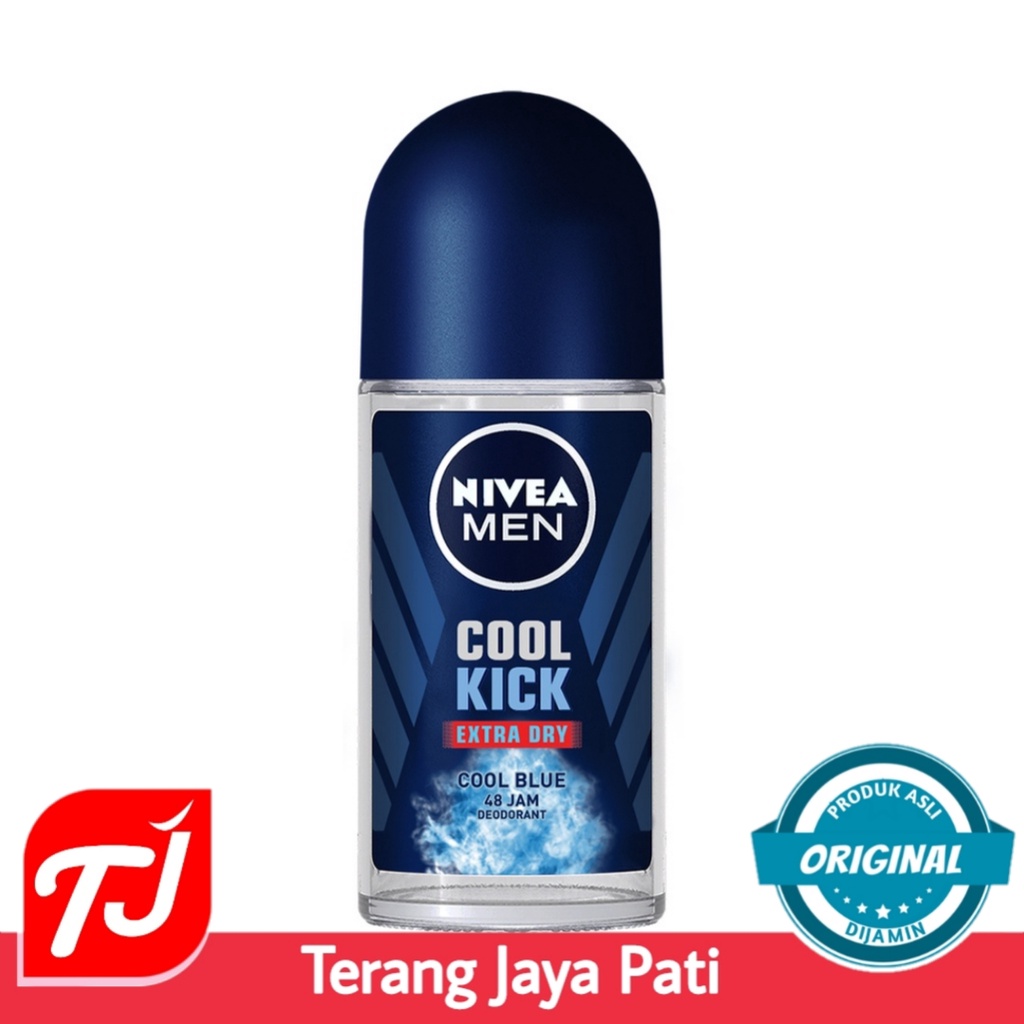 Jual NIVEA MEN Personal Care Deodorant Cool Kick Roll On 50ml