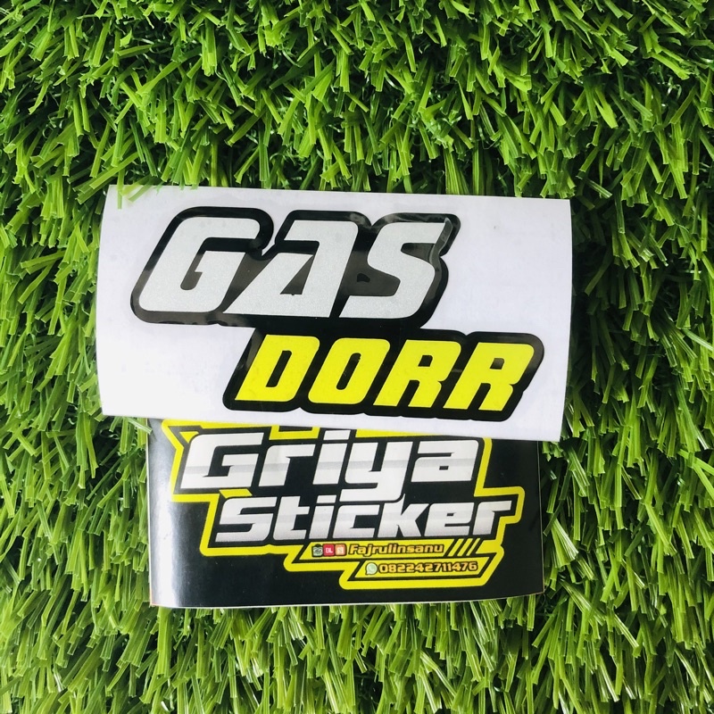 Jual Stiker GAS DORR Sticker Ngab Viral Shopee Indonesia