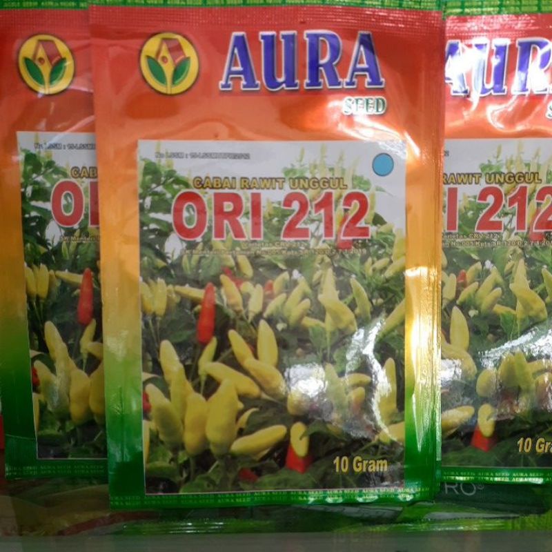 Jual Benih Cabe Benih Cabai Rawit ORI 212 AURA SEED 10 Gram Shopee