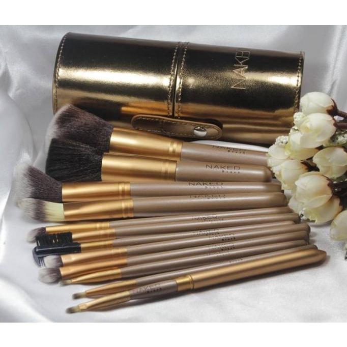 Jual Brush Kuas Make Up Naked Isi Pcs Pcs Piece Tabung